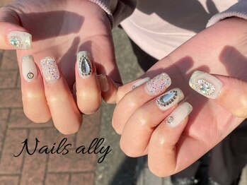 ネイルズアリー 立川店(Nails ally)/クリスタルピクシー×シアー×春