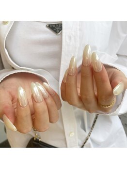 ハラジュクネイルズ(harajukunails)/ミラーワンカラーコース