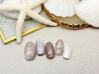 モンスリールネイル(Mon sourire nail)/【ハンド】定額アート8980円