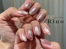 リノ 浦添店(Rino)/ホログラムハート×ピンクラメ