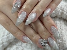 クレーネイル(Klee Nail)/長さだしワンカラー+パーツ