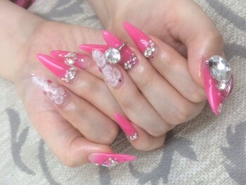 エムアイネイル(MI nail)/スカルプアートつけ放題￥12300