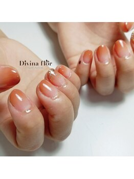 オレンジブラウングラデーション