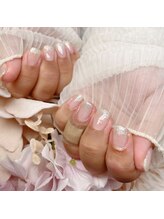 アイカ(Aika)/ホワイトシルバーラメ入りカラー