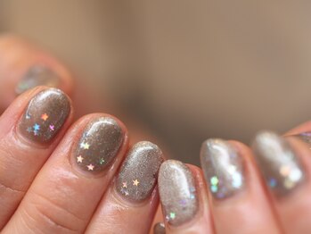 クロ(KURO)/秋空ネイル