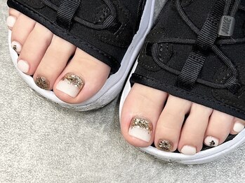 サロンモワ(salon mowa)/foot design (white)
