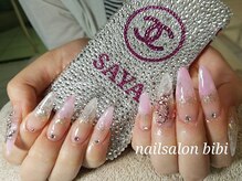 ネイルサロン ビビ(bibi)/もやもやアートネイル