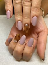 ヘアーアンドビューティー ルーツ(#roots)/オトナべっ甲ネイル