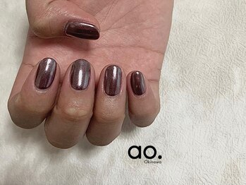 アオ おもろまち(ao.)/ミラーネイル