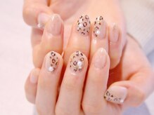 ラルネイル 大宮(Lull. nail)/＊ヌーディー＊レオパード＊