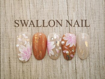 スワロンネイル(SWALLON NAIL)/3.4月定額ネイル