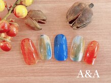 A&A 小山VAL店/ハンドネイル（ハロウィン）