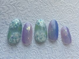 あじさいネイル