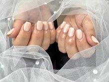 ヒラソルネイル(Girasol nail)/パールネイル