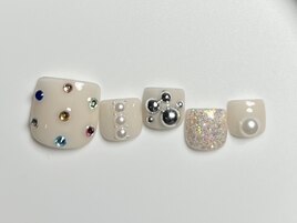 カラフルストーンネイル