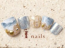 アイネイルズ 町田店(I nails)/波シーサイド海フット10480円