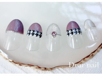 ディア ネイル(Dear nail)/千鳥格子B