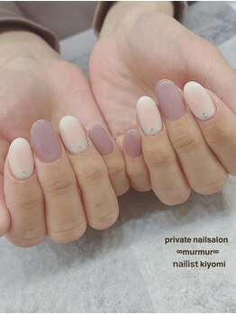 プライベート ネイルサロン マーマ(murmur)/チークネイル