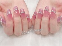 クイックスカルプ 高田馬場(Quick Sukarupu)/ピンクラメフレンチネイル