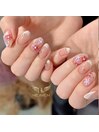 Flower Design Nails