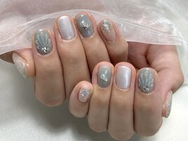 貝殻ネイル