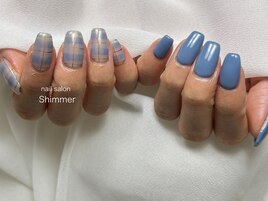 チェックネイル