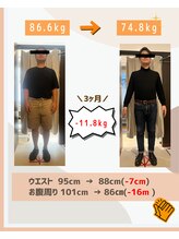ドクターキュア 千歳船橋店(DR.CURE)/30代男性〈3ヶ月ダイエット〉