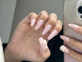 ジェミーネイル シンジュク(Jemiy nail shinjuku)/【Aoi】つやピンクパール¥9000