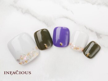 インフェイシャス 大丸福岡天神店/人気のグレーネイル★