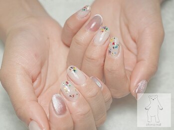 オトナネイル(otona nail)/押し花×マグネットネイル