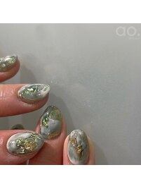 ミラーニュアンスネイル
