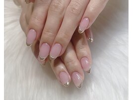 ミラー　フレンチ　ピンク