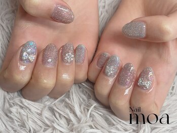 モア(moa)/フラッシュネイル 雪 結晶