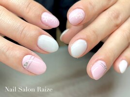 雪ネイル/雪の結晶ネイル