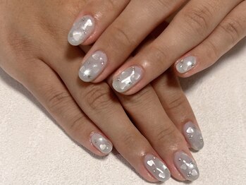 ひまりネイル(ひまりnail)/マグネットハートホロ