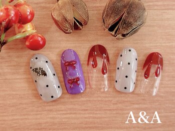 A&A 小山VAL店/ハンドネイル　(ハロウィン)