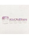 《フット》ラメグラデーション