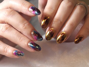 クリア 広尾 恵比寿(CLEAR)/インク×ミラーネイル