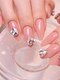 nail salon Choaの写真/≪もちが自慢≫長さ出しやスカルプで爪の形を綺麗に整えて、指先を美しく魅せます♪大人上品な仕上がり☆