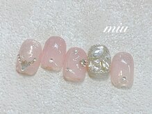 ミウ ネイル(miu nail)/キラキラ◆ワンホンネイル￥7990
