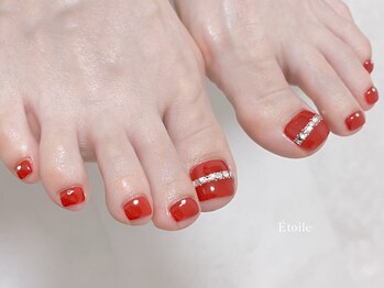 サロン ド エトワール(Salon de Etoile)/ビジューストーンフットネイル