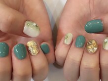 ティンク(Tink)/バルーンネイルグリーンゴールド