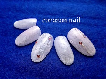 コラソンネイル(corazon nail)/選べるデザインコース★￥6900雪