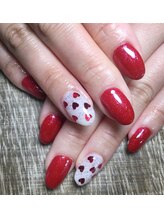 爪屋べっぴん堂/バレンタインネイル