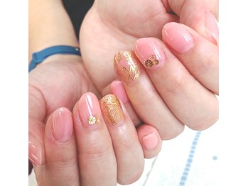 爪ソウシャイン(爪 SO SHINE)/ゴールドフラワー☆