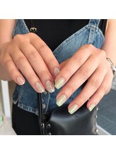 ハラジュクネイルズ(harajukunails)/アシンメトリーワンカラーコース
