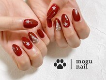 モグネイル(Mogunail)/クリスマスデザイン/冬ネイル