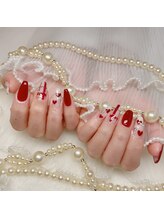 アイカ(Aika)/バレンタイン全開ネイル