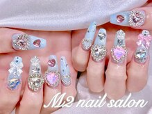 エムズ ネイルサロン(M2)/ゴデゴデガーリーブルーネイル