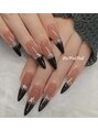 ピオミエルネイル 新宿(pio miel nail) ビッグハートとエンジェルが可愛い、ゆめかわネイル!